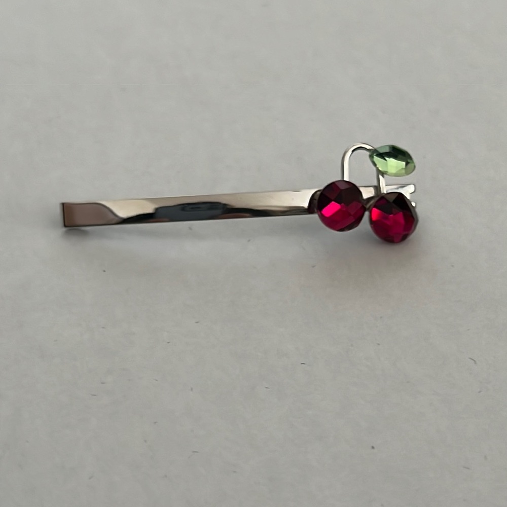 Swarovski Cherry Hair Clip